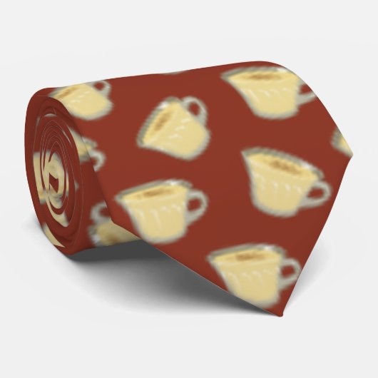 Cravate Motif Eggnog (Roulé)