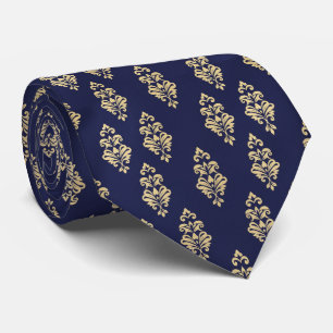 Cravate Motif Élégant Damassé Classique