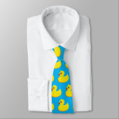 Cravate motif en caoutchouc jaune (Attaché)