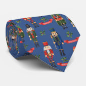 Cravate Motif en carrelage de noix de Noël festif (Roulé)