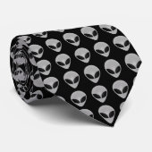 Cravate Motif en chef Alien (Roulé)