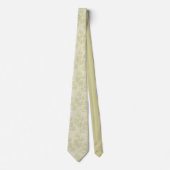 Cravate Motif en feuille de bambou - Style moderne (Devant)