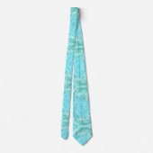 Cravate Motif en marbre bleu (Dos)
