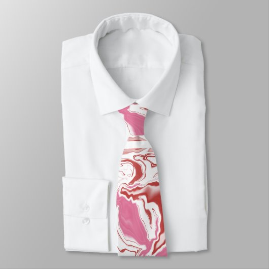 Cravate Motif en marbre coloré (Attaché)