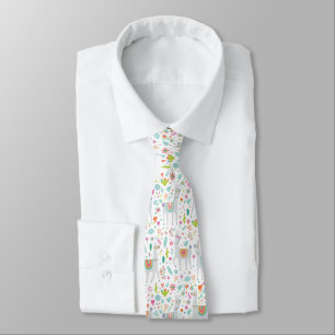 Cravate Motif en pastel mignon de lama