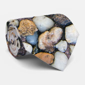 Cravate motif en pierre de galets (Roulé)