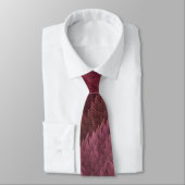 Cravate Motif en plumes de taran rouge (Attaché)