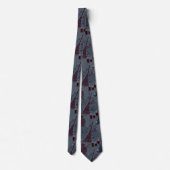 Cravate Motif ensorcelant de Halloween sous la lune (Dos)