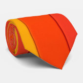 Cravate Motif esthétique de couleur vibrante (Roulé)