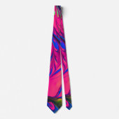 Cravate Motif esthétique de couleur vibrante (Devant)