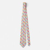 Cravate Motif Été Popsicle Lumineux (Devant)