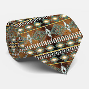 Cravate motif ethnique du sud-ouest