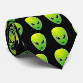 Cravate Motif extraterrestre (Roulé)