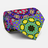 Cravate Motif extrême total de fractale (Roulé)