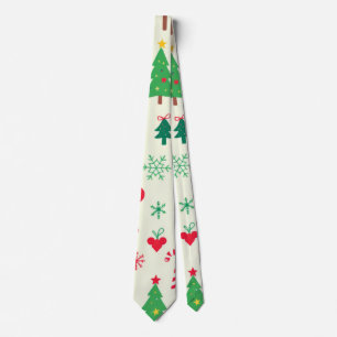 Cravate Motif festif de Noël