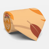 Cravate Motif feuille (Roulé)