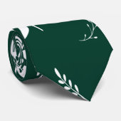 Cravate motif feuille (Roulé)