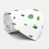 Cravate Motif feuille (Roulé)