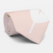 CRAVATE MOTIF FEUILLE 4 (Roulé)