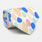Cravate Motif feuille - Couleurs 02 (Roulé)