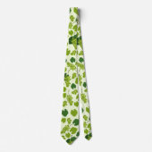 Cravate Motif Feuille de raisins et de raisins (Devant)