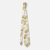 Cravate Motif Feuille Gold Foil Palm (Dos)