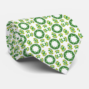 Cravate Motif Feuille, Motif De Feuilles, Feuilles Verts