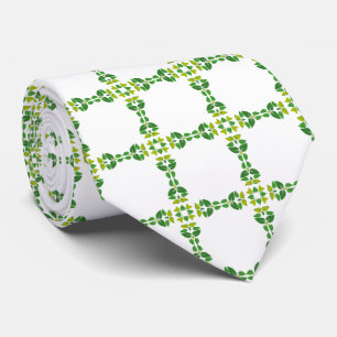 Cravate Motif Feuille, Motif De Feuilles, Feuilles Verts