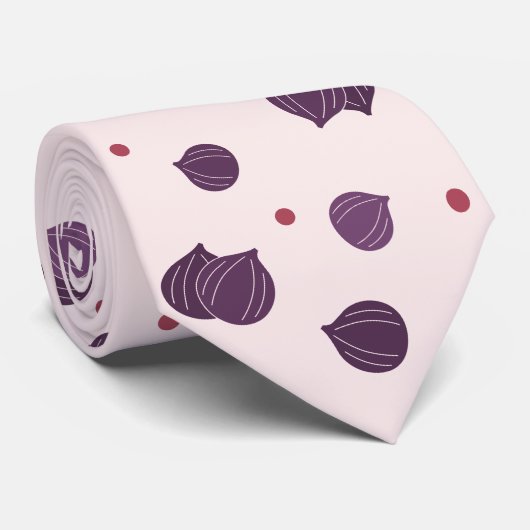 Cravate Motif Fig (Roulé)