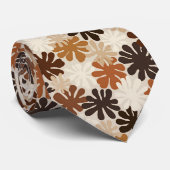 Cravate Motif fleur Boho Matisse  (Roulé)