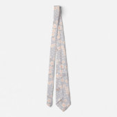 Cravate Motif fleur de myosotis (Dos)