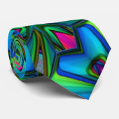 Cravate Motif Fleur unique (Roulé)