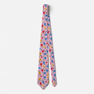 CRAVATE MOTIF FLEURS COLORÉ ET ÉLÉGANT