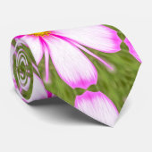 Cravate Motif Fleurs Cosmos (Roulé)