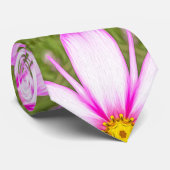 Cravate Motif Fleurs Cosmos (Roulé)