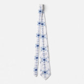 Cravate Motif flocon de neige diamant (Dos)