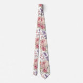 Cravate motif floral (Dos)