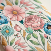 Cravate Motif floral au pastel doux
