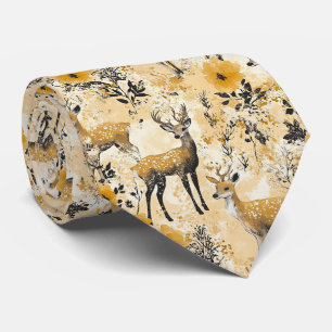 Cravate Motif floral de faon Cottagecore
