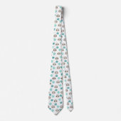 Cravate Motif floral de paresse douce (Devant)