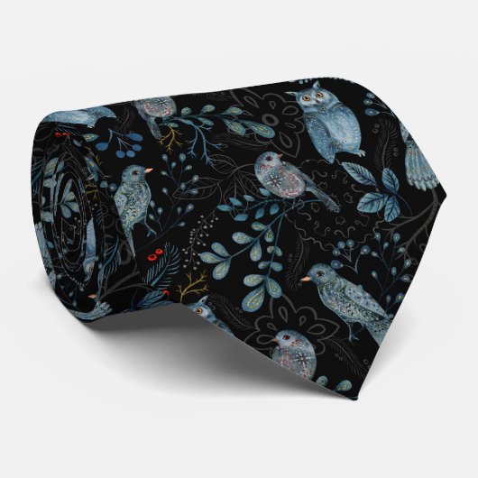 Cravate Motif floral et cachemire complexe (Roulé)