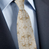 Cravate Motif floral formel