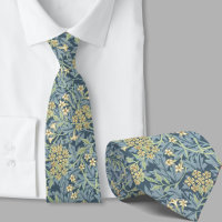 Motif floral inspiré de William Morris fleur bleue