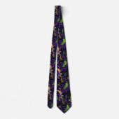 Cravate Motif floral Mardi Gras (Dos)