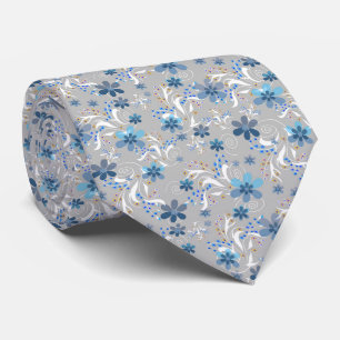 Cravate Motif floral mignon, fleurs, motif floral