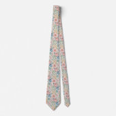 Cravate Motif floral pastel doux (Devant)