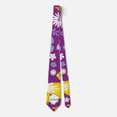Cravate Motif floral sans couture (Devant)