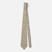 Cravate Motif floral scandinave (Devant)