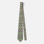 Cravate Motif Floral Tropical (Devant)