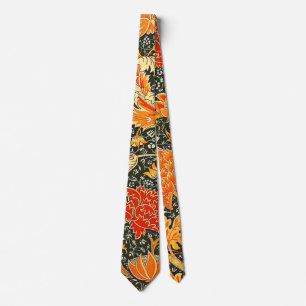 Cravate Motif floral vintage William Morris Cray
